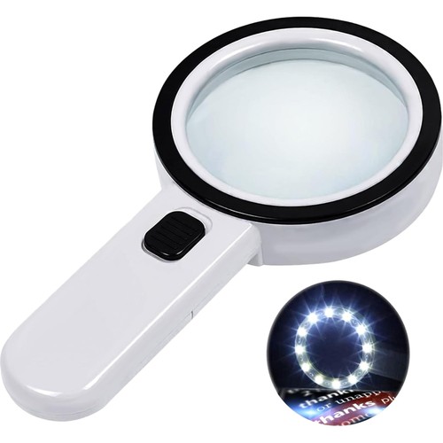 Lupe 30x mit led licht - 30x,