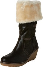 s.Oliver Damen 26614 Kurzschaft Stiefel Boots, Braun (Mocca), EUR 40