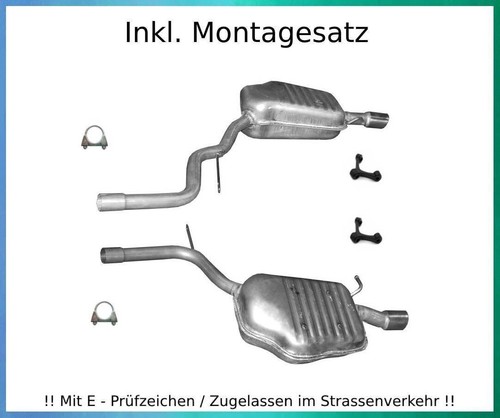 Endschalldämpfer audi a4 - audi,