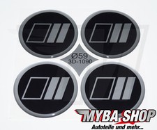 ∅= 59mm 4x SILIKON AUFKLEBER  FÜR NABEN KAPPEN EMBLEM STICKER LINES "NEU"
