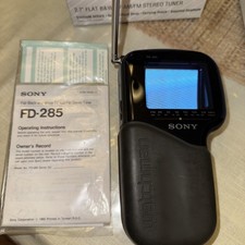Vtg sony watchman 285 box - vtg, w/box