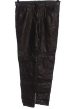 ON PARLE DE VOUS Kunstlederhose Damen Hose Gr. DE 40 schwarzbraun Casual-Look