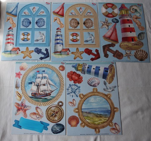 Stanzbogen maritim - 1, "maritim"