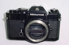 Nikon Nikkormat EL analoge manuelle 35-mm-Spiegelreflexkamera Gehäuse in schwarz – voll funktionsfähig