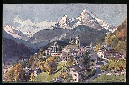 Künstler edward harrison - künstler-ak,