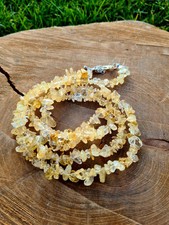 Citrin Kristall Halskette -