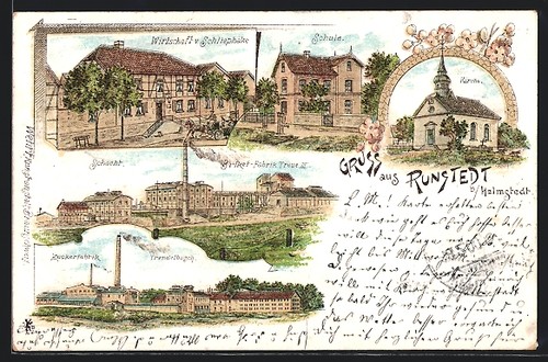 Lithographie runstedt - runstedt, b