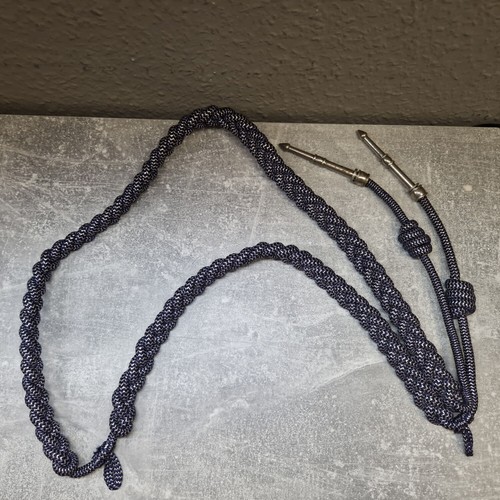 Fangschnur blau silber