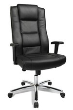 Chefsessel Ledersessel Bürostuhl Topstar Chairman 10 Echt-Leder schwarz
