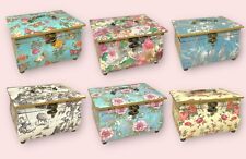 Meander Nostalgie Vintage Kästchen Box Aufbewahrung aus Holz MDF 24cm x 15cm NEU