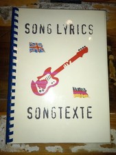 Song lyrics, Songtexte