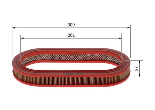 Bosch 1457433648 luftfilter - bosch,