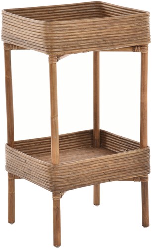 Rattan badregal beistelltisch - badregal,