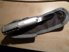 TCM Taschenmesser Mehrfunktionen aus Rostfreiem Stahl mit 5,5cm Klinge und Tasch