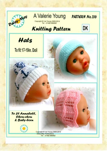 Puppen mütze strickanleitung - ,