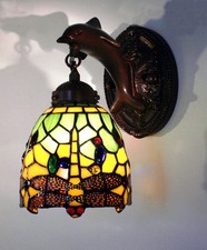 Tiffany Wand Lampe Tiffanylampe Wandlampe Kinderzimmer Delfin Delphin GN161 GE