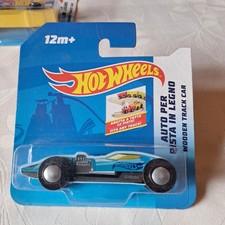 Hot Wheels Wooden Track Car blau schw Auto Pista in Legno Holzbahn Holzauto OVP