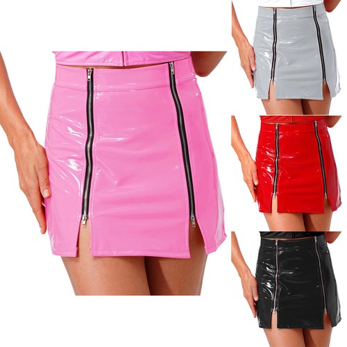 Damen wetlook rock - de, lack