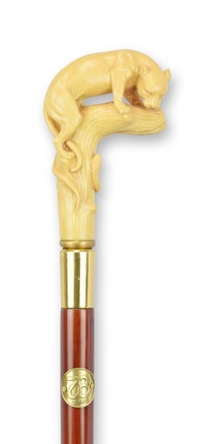 Spazierstock raubtier mit - spazierstock,