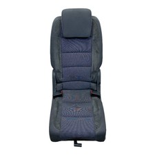 Sitz Autositz hinten Mitte Alcantara Stoff VW Touran 1T3 anthrazit denim 34