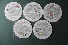 5 verschi: SERIEN Bierdeckel