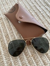 Sonnenbrille Ray Ban pilotenbrille Gold