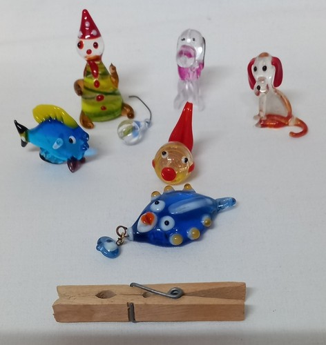 Setzkasten miniaturen aus glas - aus,