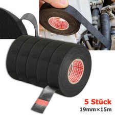 5 Rolle Kabelbaum Klebeband Gewebeband KFZ Textilband Isolierband 19mm 15 Meter