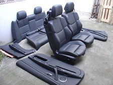 Inkl UMBAU BMW E93 M3 LCI Cabrio Lederausstattung schwarz Sitze Innenausstattung