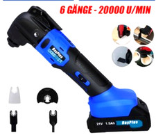 Bürstenlos Akku Multifunktionswerkzeug Multi-Tool Arbeitswinkel 4°