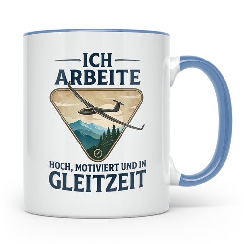 Segelflieger tasse mit spruch - segelflieger,