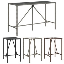 Bartisch poly rattan - rattan, biertisch