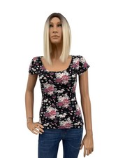 Amisu t-Shirt schwarz weiß