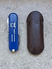 VINTAGE Victorinox Swiss Army Knife Blue SD Classic Werbung Logo