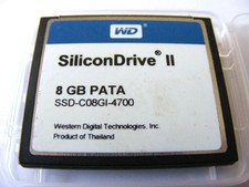 8GB Compact Flash Card Western Digital ( 8 GB CF Karte ) SiliconDrive II