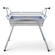Mangal Grill Ararat Edelstahl 2mm Schaschlikgrill mit verstellbare Grillhöhe