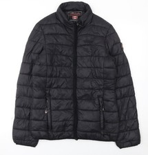 Anapurna Damen schwarz Größe 12 gefütterte Jacke Winter Steppmantel