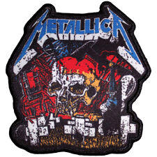 METALLICA - Master Of Puppets Skull Aufnäher Patch OFFICIAL MERCHANDISE
