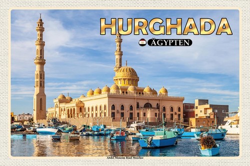 Holzschild 18x12 hurghada - holzschild,