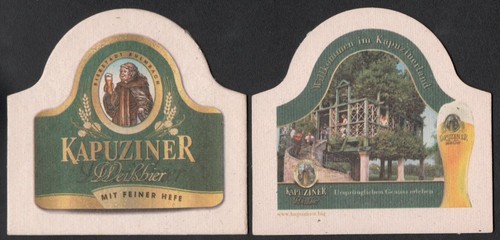 Alter bierdeckel kapuziner - bierdeckel,