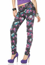 Druckhose Blumen Hose von