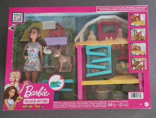 Barbie bauernhof stall hühner - barbie,
