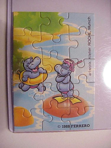 Happy hippos 1988 puzzle - -,