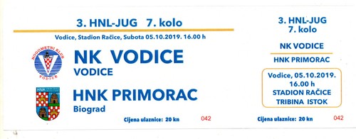 Ticket cro vodice - vodice,