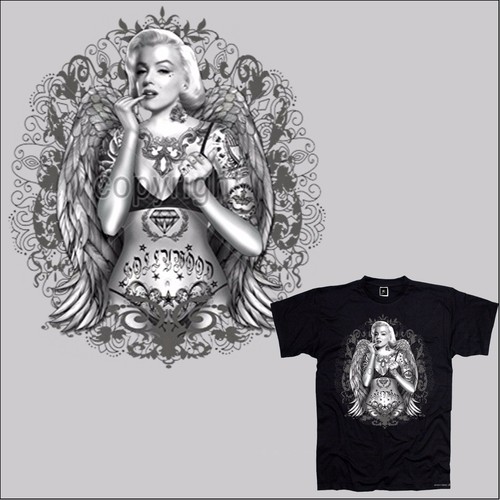 Shirt tattoo flash pinup - tattoo,