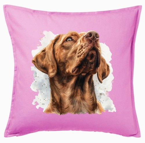 Kissenbezug pink vizsla - pink,