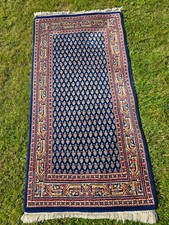 Echt Handgeknüft Orientteppich Orient 140 cm x 70 cm Teppich