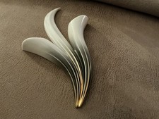 Formschöne 50´s Design Lindner Porzellan Wandvase