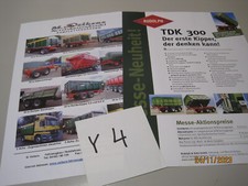 Prospekt Tandem Kipper Rudolph TDK 300 (Y4)