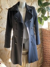 Herrlicher Mantel Damen Grau S Military